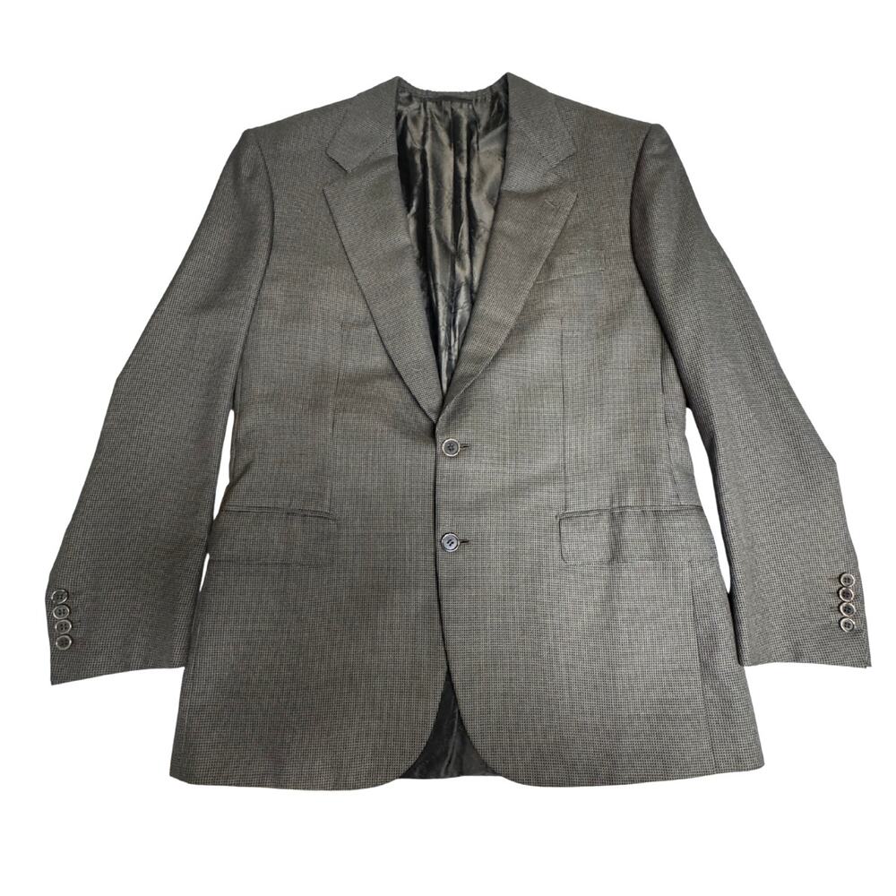 Brioni Brown Wool Silk Blend Blazer Sport Coat Italy